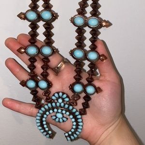 Western Squash Blossom Necklace